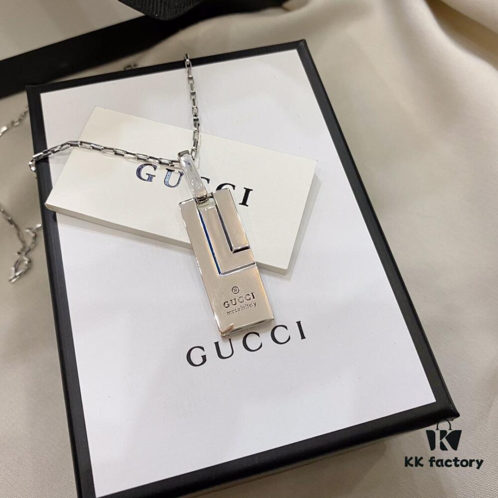 Gucci Unisex Fashion Pendant Necklace in 925 Sterling Silver