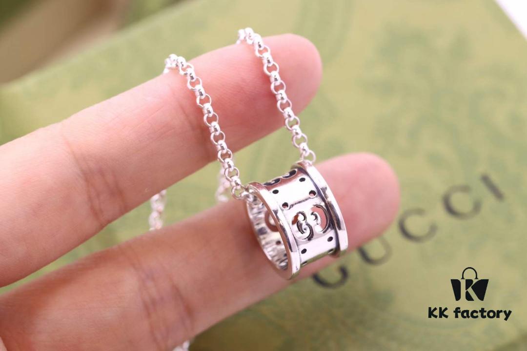 Gucci Double G Charm Necklace for Couples