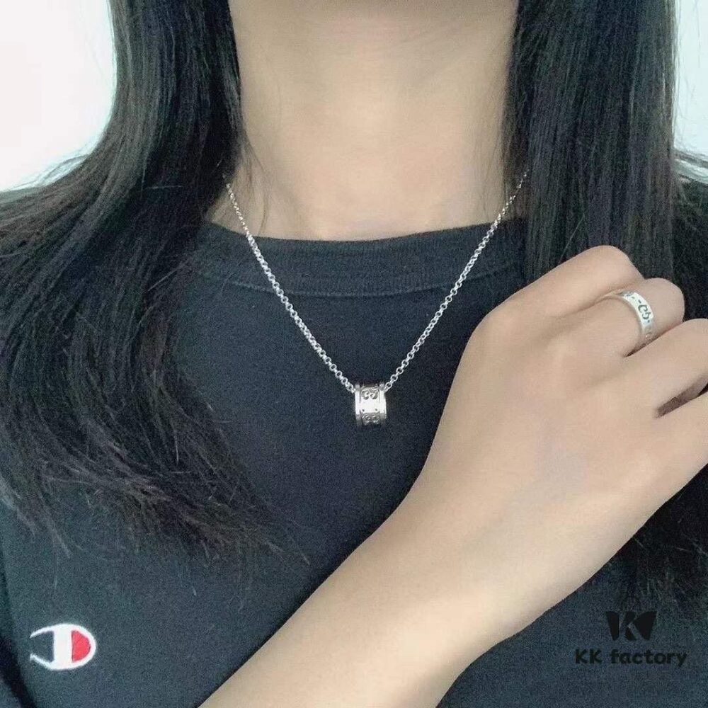 Gucci Double G Lucky Bead Necklace Unisex Couple's Style