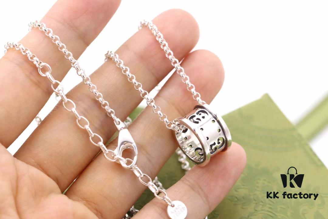 Gucci Double G Lucky Bead Necklace Unisex Couple's Style