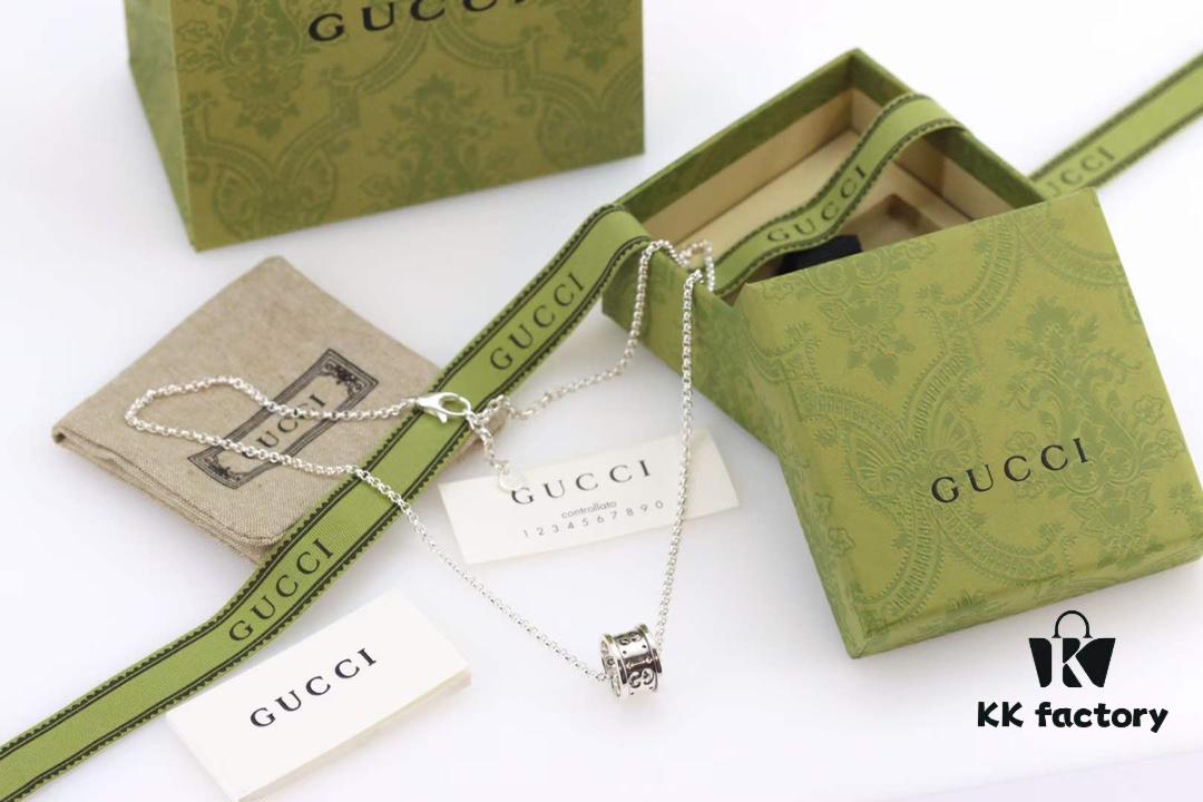 Gucci Double G Lucky Bead Necklace Unisex Couple's Style