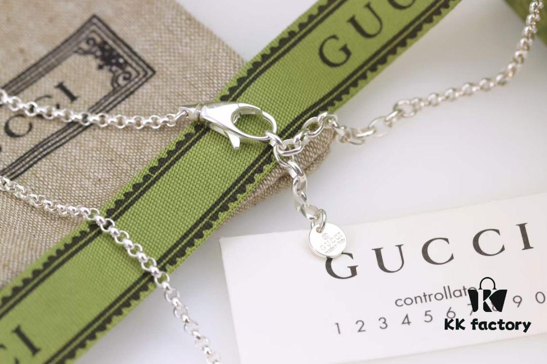 Gucci Double G Lucky Bead Necklace Unisex Couple's Style