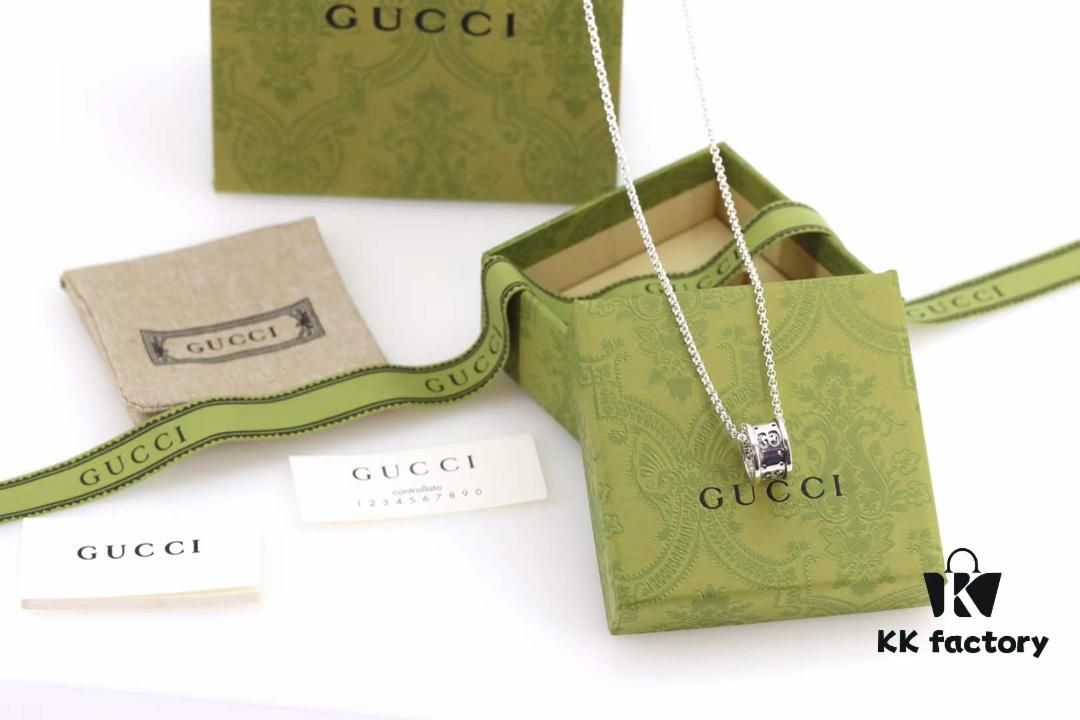 Gucci Double G Lucky Bead Necklace Unisex Couple's Style