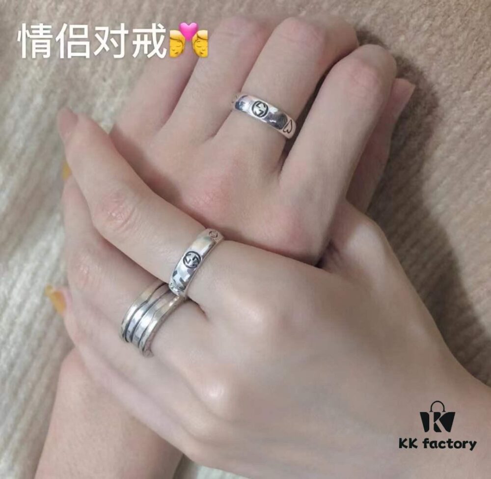 Valentine's Day Gift Selection 💜 Gucci Love Fearless Series Floral and Bird Couple Rings