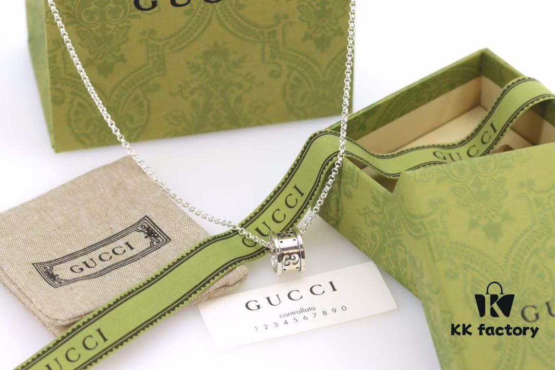 Gucci Double G Lucky Bead Necklace Unisex Couple's Style