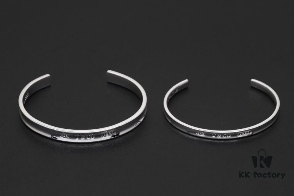 Valentine's Gift ❤️ Recommended Tiffany 1837 Series Letter Open Cuff Bracelet
