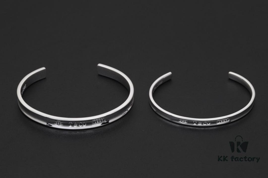 Valentine's Gift ❤️ Recommended Tiffany 1837 Series Letter Open Cuff Bracelet