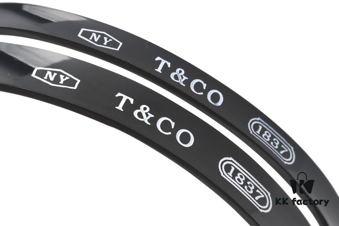 Valentine's Gift ❤️ Recommended Tiffany 1:1 Replica Titanium 1837 Bangle Bracelet