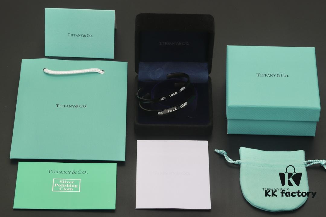 Valentine's Gift ❤️ Recommended Tiffany 1:1 Replica Titanium 1837 Bangle Bracelet