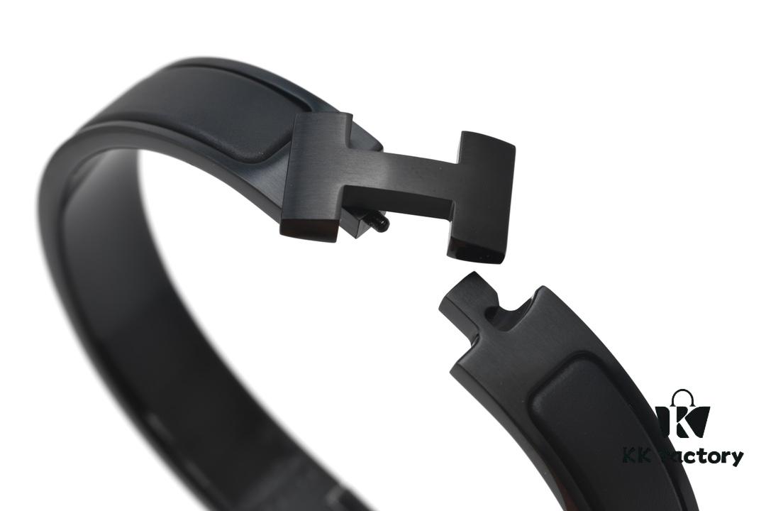 Valentine's Gift ❤️ Couples Style ✔️ HERMES | Exclusive Launch SO BLACK Matte Black Warrior Bracelet New Hermes Men's Bracelet, So Stylish – Makes a Great Statement of Taste and Offers Exceptional Value