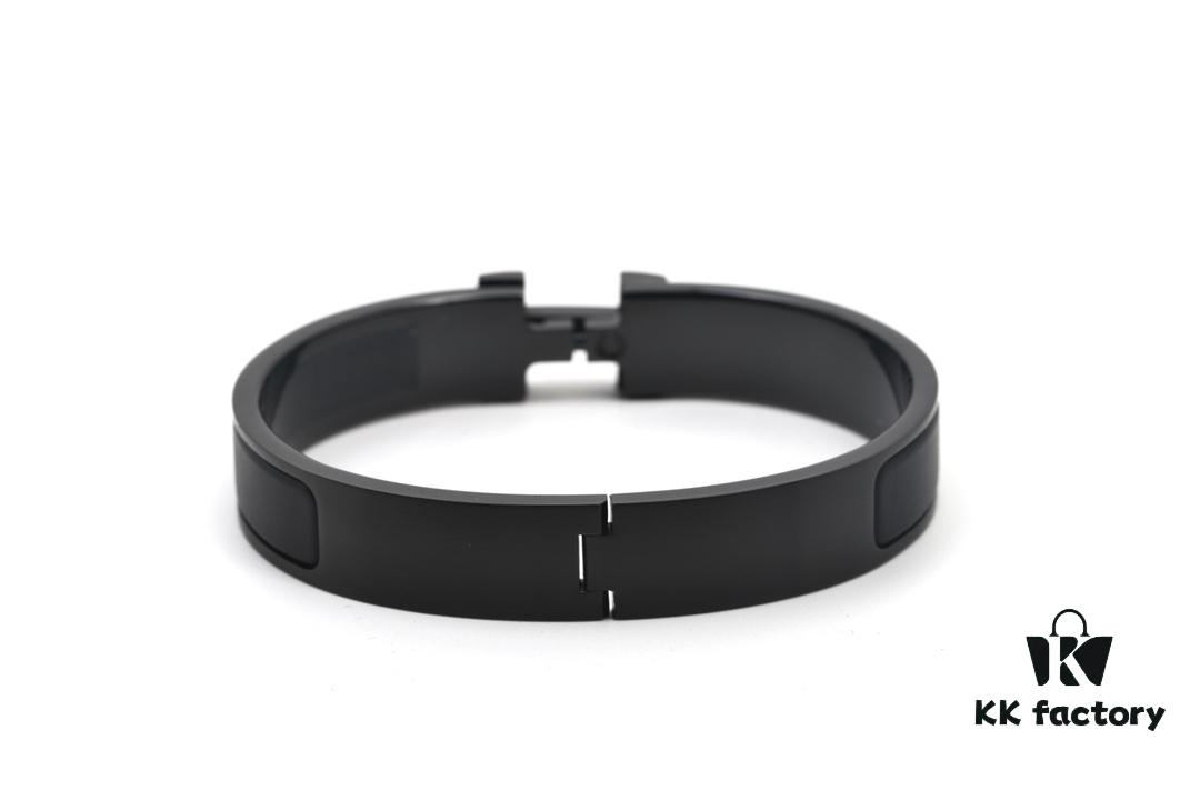 Valentine's Gift ❤️ Couples Style ✔️ HERMES | Exclusive Launch SO BLACK Matte Black Warrior Bracelet New Hermes Men's Bracelet, So Stylish – Makes a Great Statement of Taste and Offers Exceptional Value