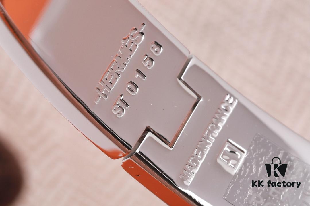 Valentine's Gift ❤️ Couples' Choice ☑️ HERMES | Exclusive SO BLACK Matte Black Knight Bracelet in White Gold