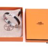 Valentine's Gift ❤️ Couples' Choice ☑️ HERMES | Exclusive SO BLACK Matte Black Knight Bracelet in White Gold