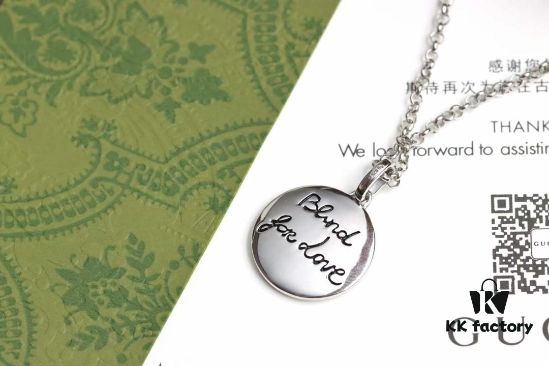 Valentine's Gift ❤️ Gucci Floral Bird Series Blind for Love Tiger Head Necklace