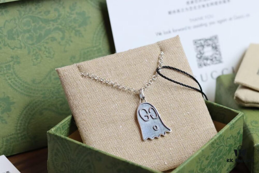 Valentine's Gift ❤️ Gucci Ghost Playful Ghost Necklace