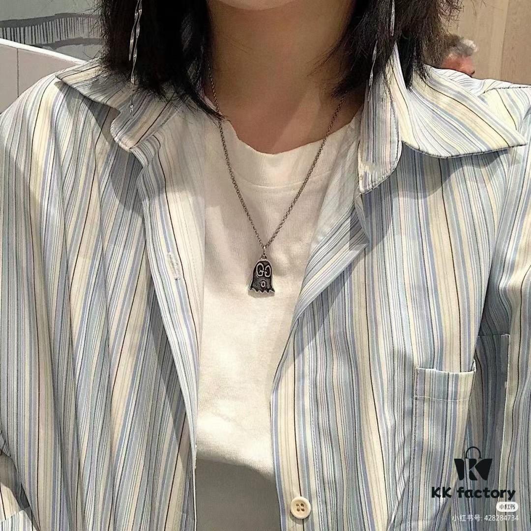 Valentine's Gift ❤️ Gucci Ghost Playful Ghost Necklace