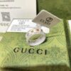 GUCCI Overseas Member Gift - Gucci Gem Ceramic Ring, Sizes 5-11 US, Featuring Classic Double G and Bee Comet Logo in Gold, Exquisitely Crafted, Smooth and Comfortable to Wear, Unisex Design Ideal for Couples