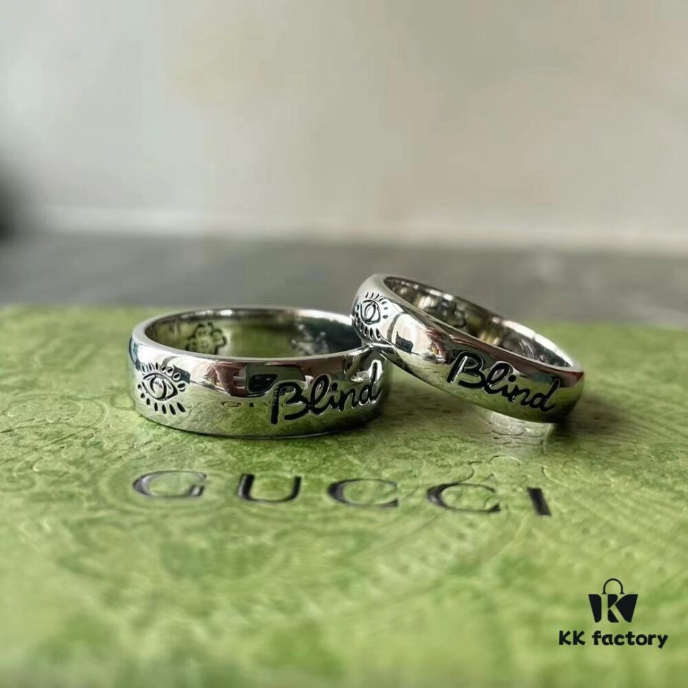 Gucci Love Fearless Couple's Matching Rings