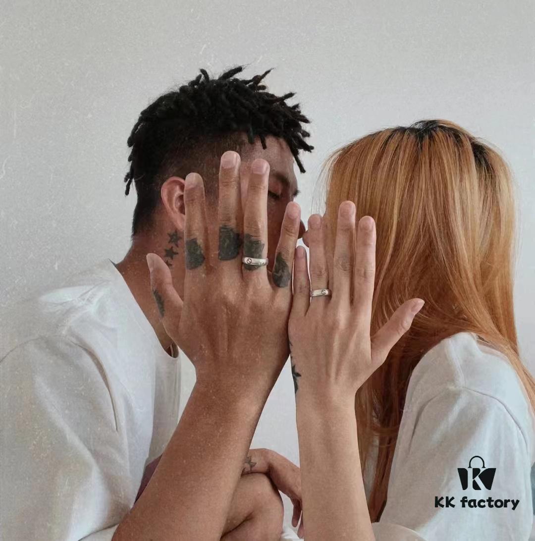 Gucci Love Fearless Couple's Matching Rings
