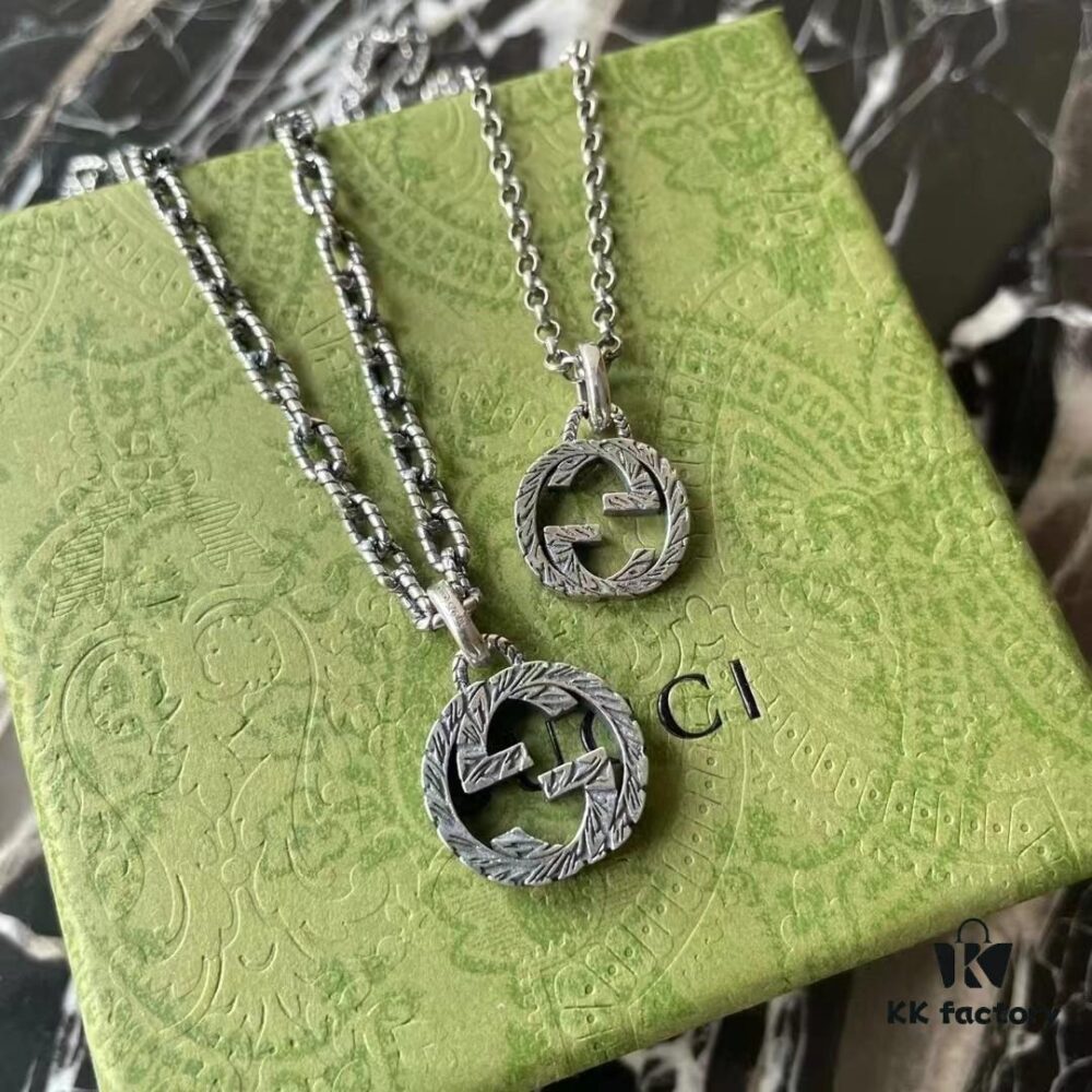 Gucci Vintage Double G Couple Necklace for Qixi Festival 🎋 Romantic Gift for Partners 👫🎁🎁🎁