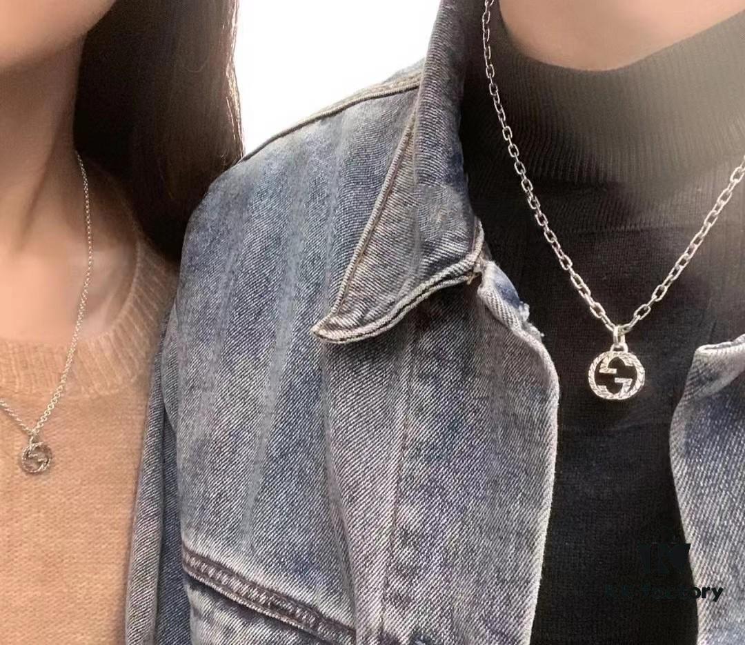 Gucci Vintage Double G Couple Necklace for Qixi Festival 🎋 Romantic Gift for Partners 👫🎁🎁🎁
