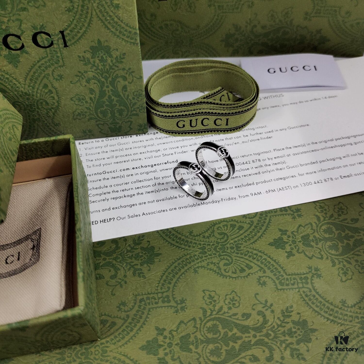 Gucci Black Enamel New Narrow Version Available, Start Your Couple's Look