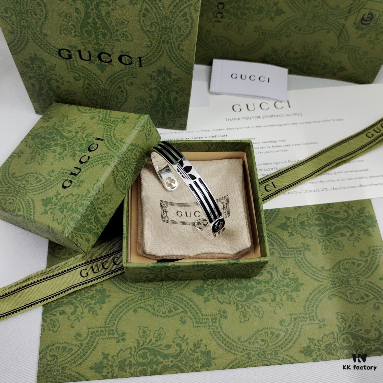 Gucci x Adidas Collaborative Trefoil Latest Style Bracelet