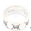 Gucci Ghost Sterling Silver Ring 9mm