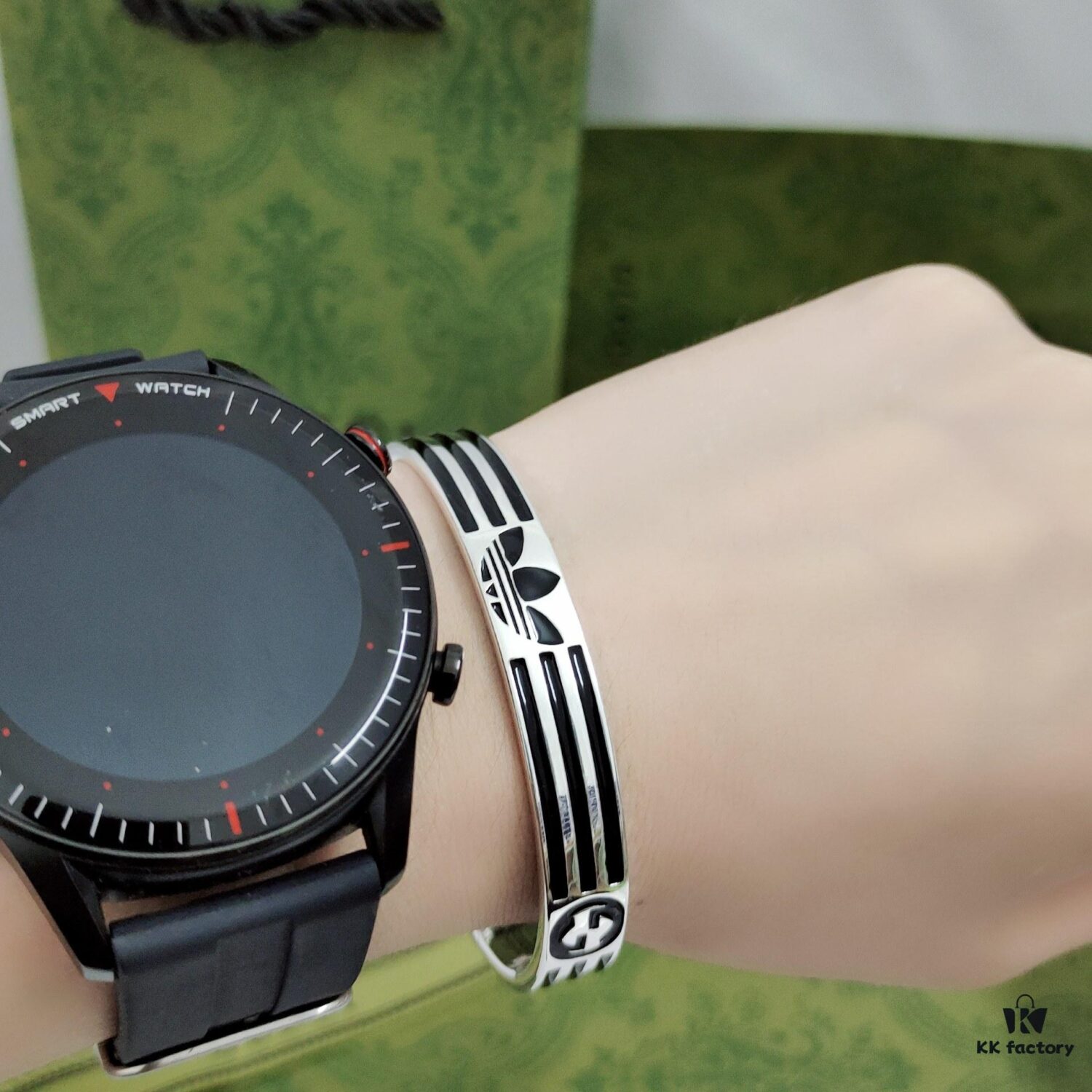 Gucci x Adidas Collaborative Trefoil Latest Style Bracelet