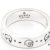 Gucci Ghost Sterling Silver Ring 6mm