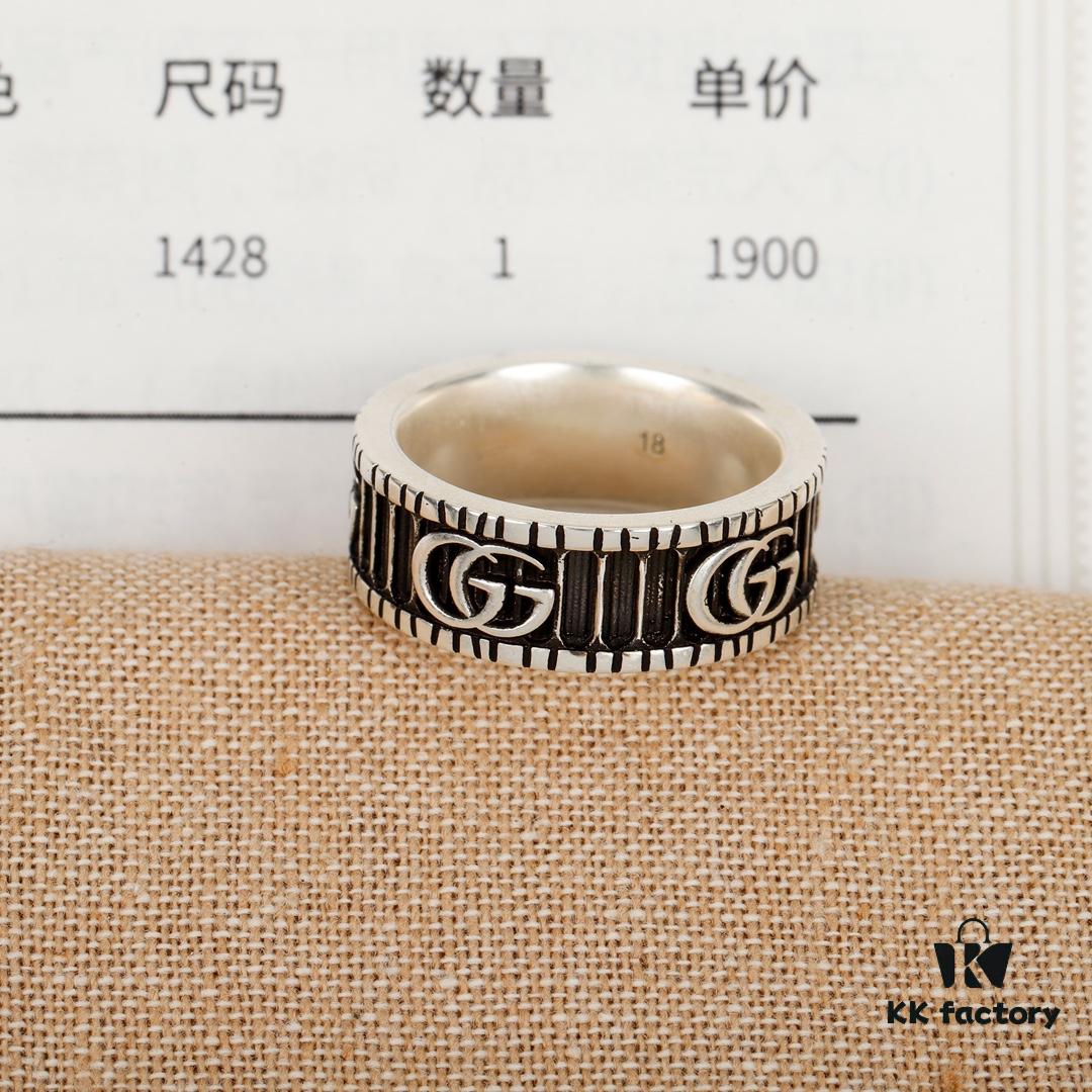 Dual G Pure Silver Ring Z + ZP Made of Sterling Silver, Inquire for Bulk Orders