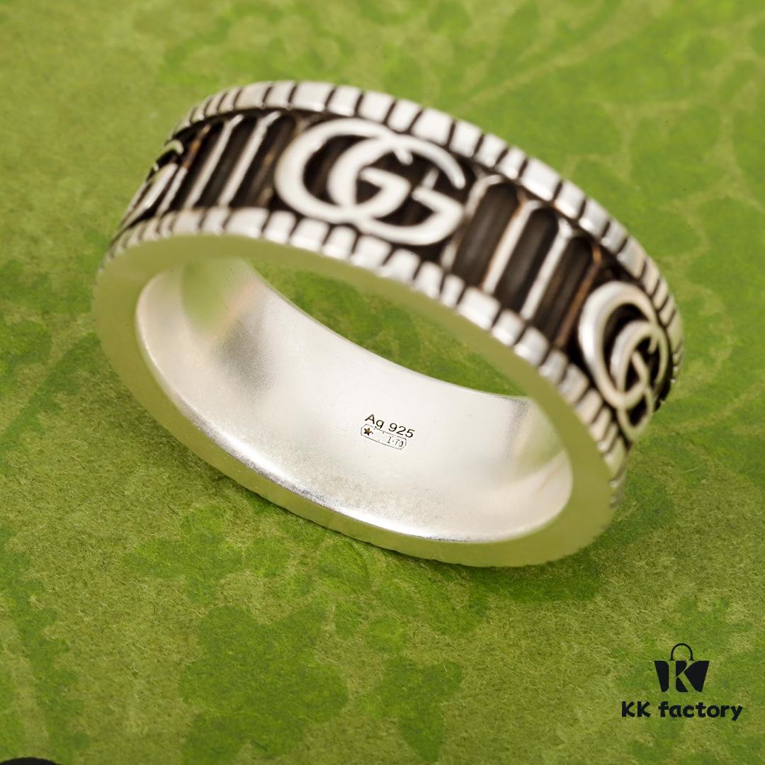Dual G Pure Silver Ring Z + ZP Made of Sterling Silver, Inquire for Bulk Orders