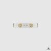Gucci • Gucci White Icon Interlocking Double G Ring