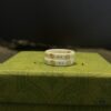 Gucci • Gucci White Icon Interlocking Double G Ring