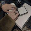 Gucci 3D Double G Carved Striped Pattern Ring - Popular Unisex Design for Couples and Friends