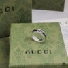 Gucci GUCCI New 2022 Enamel Black Ring!! Super Brightening, Love at First Sight