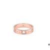 New Arrival: CNC Crafted Rose Gold 925 Sterling Silver Ring with Star Pattern and Openwork Details