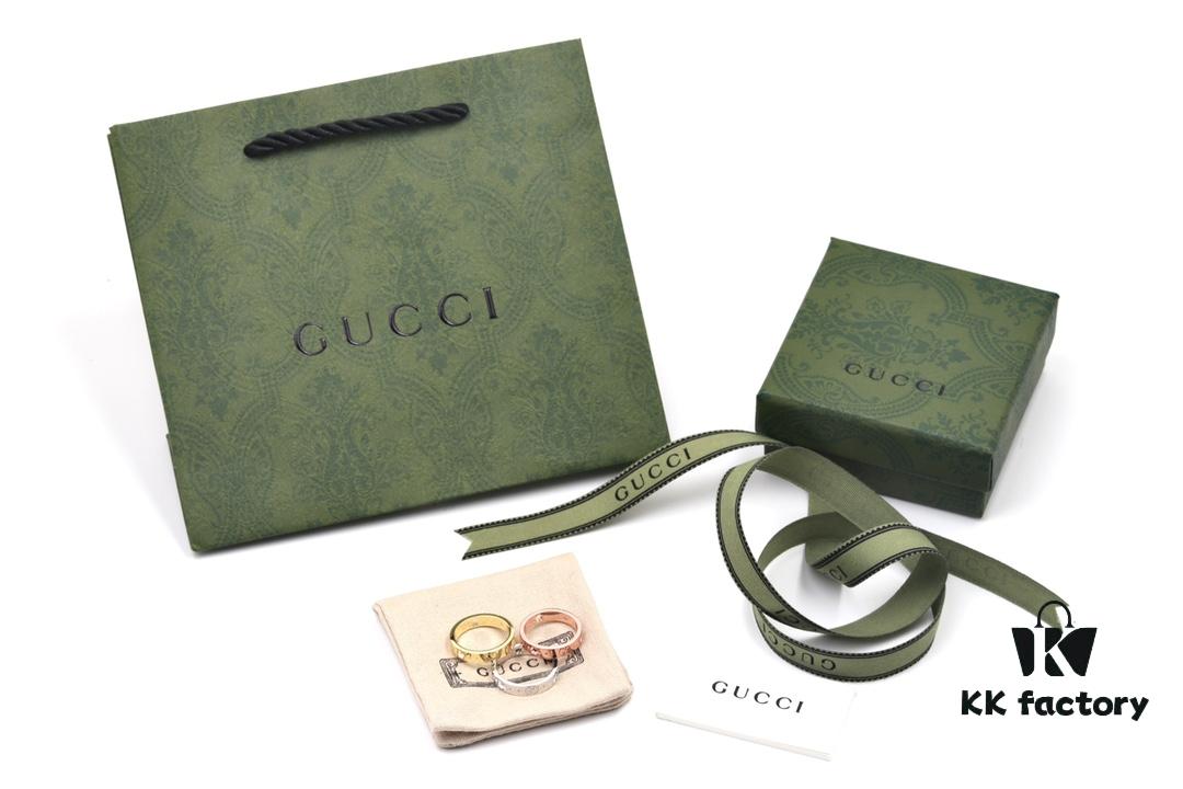 New Arrival GUCCI-inspired CNC Craft 925 Sterling Silver Gold-Tone Star Pattern Openwork Ring