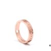 New Arrival: CNC Crafted Rose Gold 925 Sterling Silver Ring with Star Pattern and Openwork Details