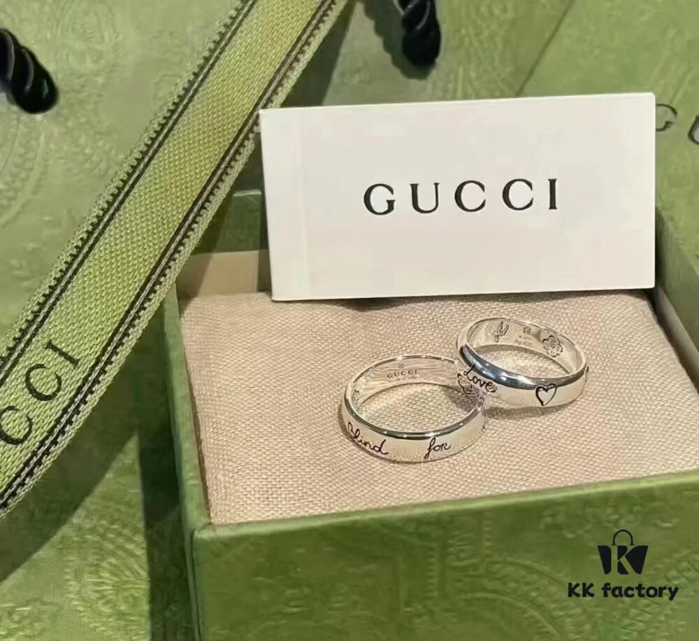 Valentine's Gift ❤️ Gucci Couple Rings