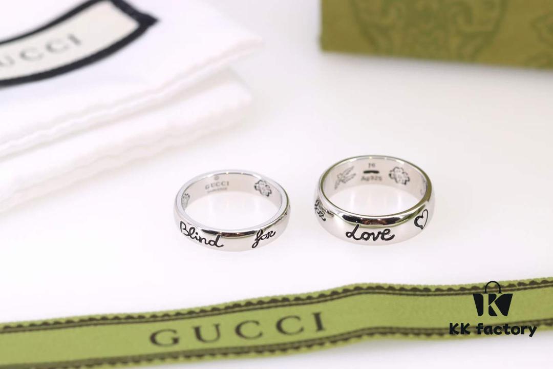 Valentine's Gift ❤️ Gucci Fearless Floral and Bird Couple Rings