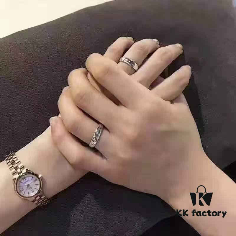 Valentine's Gift ❤️ Gucci Fearless Floral and Bird Couple Rings