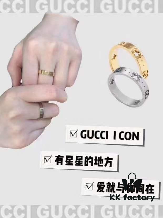 Valentine's Gift ❤️ Gucci New Icon Ring, Same as Official Website