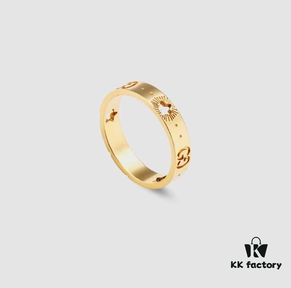 Valentine's Gift ❤️ Gucci New Icon Ring, Same as Official Website