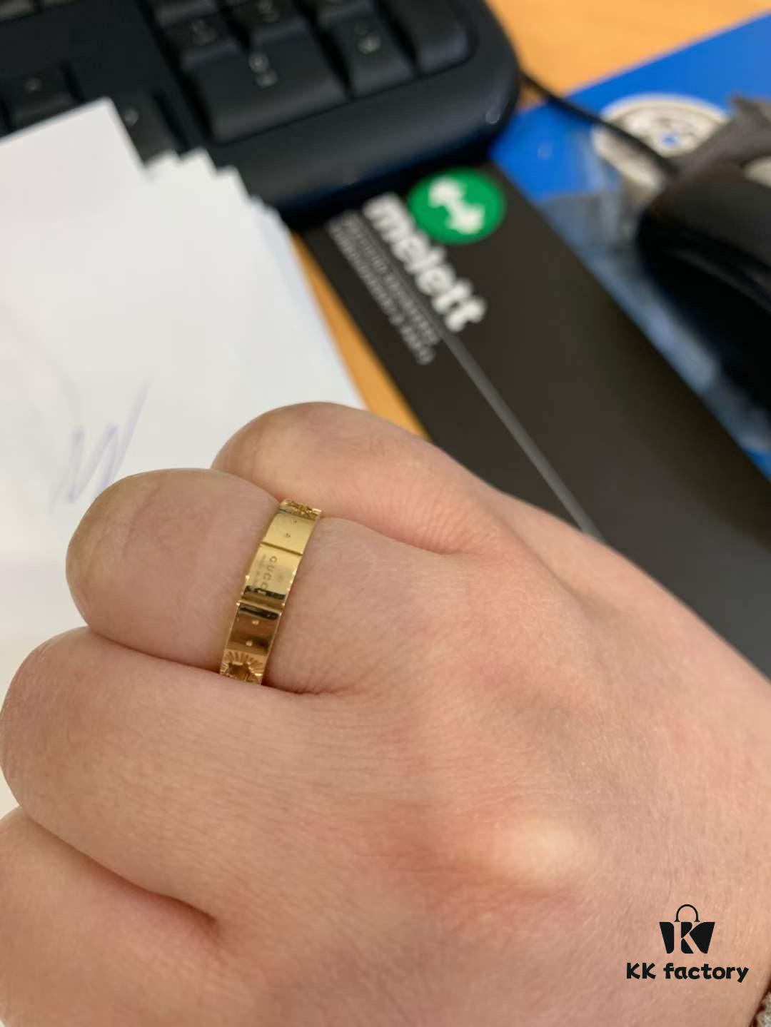 Valentine's Gift ❤️ Gucci New Icon Ring, Same as Official Website