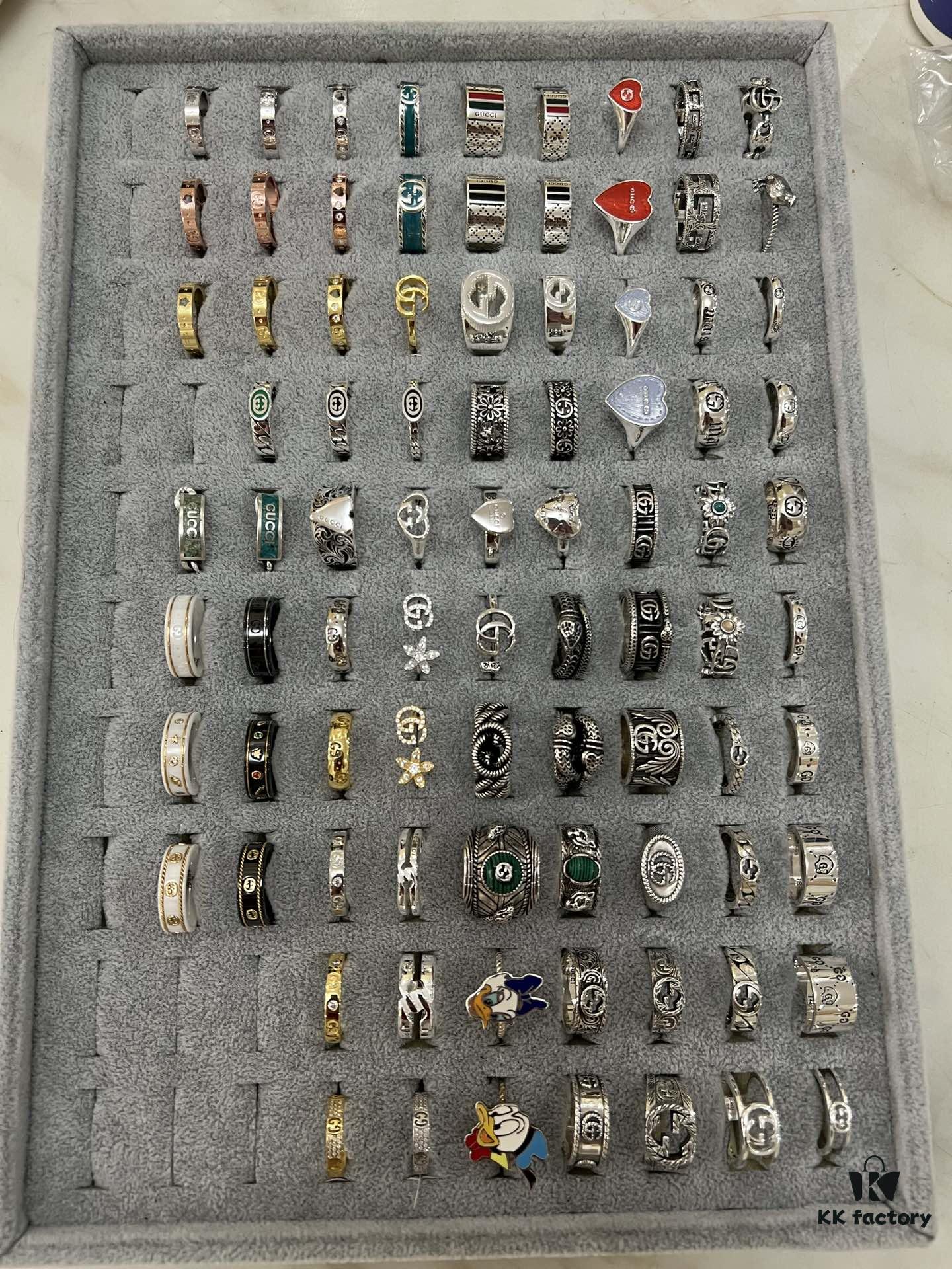 Gucci 925 Sterling Silver Ring Collection