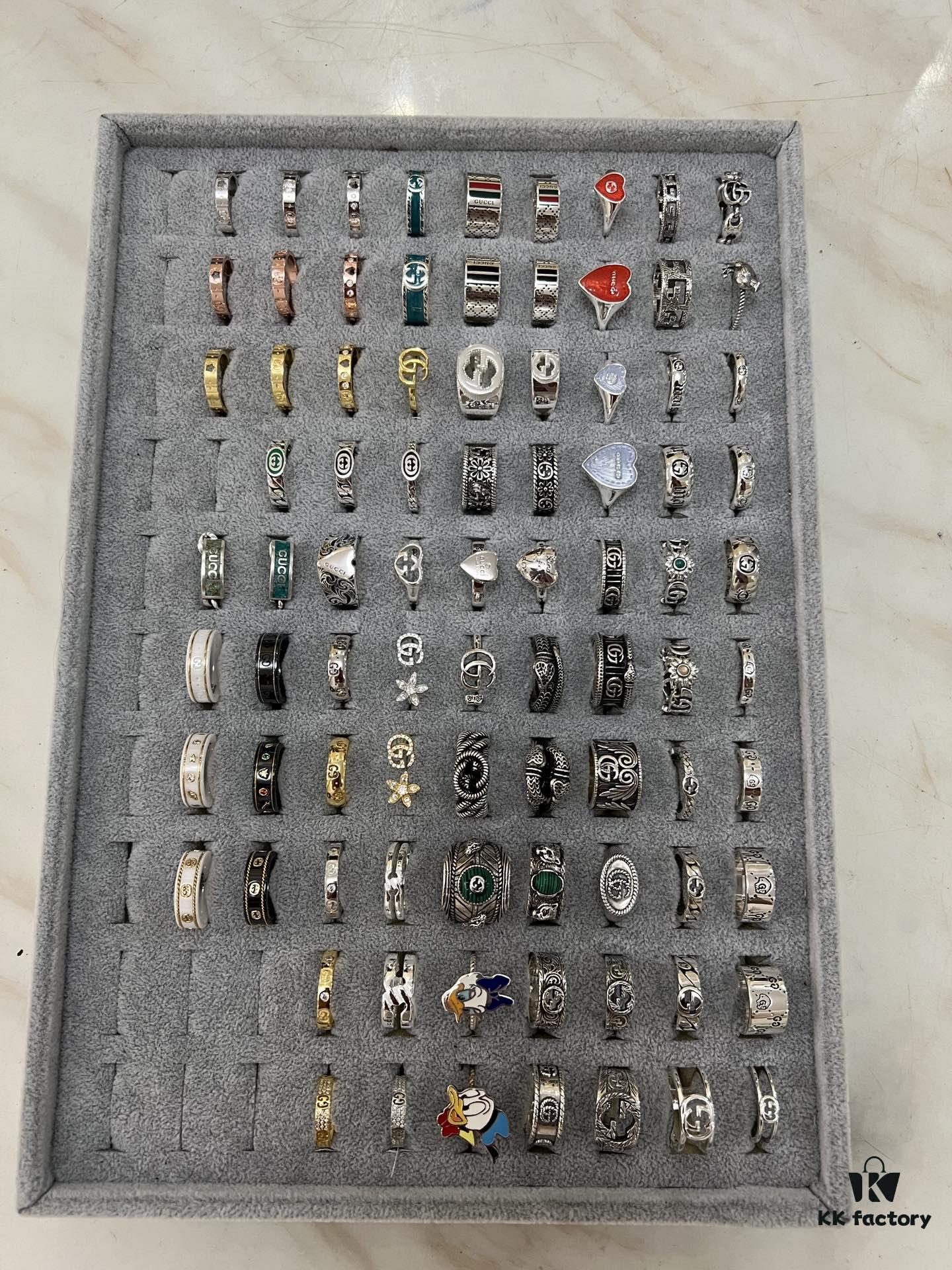 Gucci 925 Sterling Silver Ring Collection