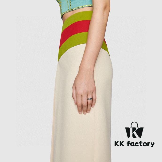 Gucci 925 Sterling Silver Double G Interlocking Wide Ring