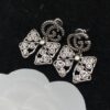 Gucci Double G Bow Diamond-Paved Elegant Stud Earrings 💚