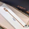 Fred FRED France FORCE10 Series Diamond-Studded Horseshoe Clasp Chain Bracelet – Large Size